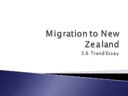 Migration to New Zealand