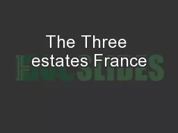 The Three estates France