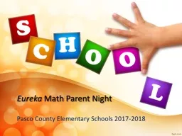 Eureka  Math Parent Night