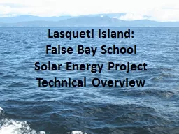 Lasqueti  Island: False