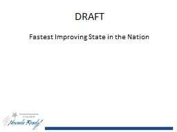 DRAFT Fastest Improving State in the Nation