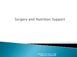 Surgery and Nutrition Support