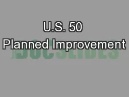 U.S. 50 Planned Improvement