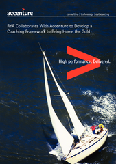 RYA Collaborates With Accenture to Develop a Coaching