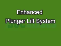 Enhanced Plunger Lift System