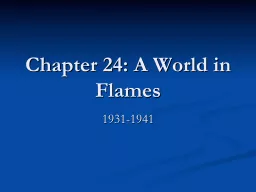 Chapter 24: A World in Flames