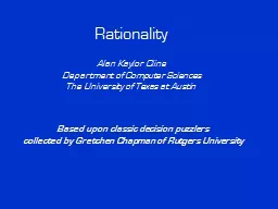 Rationality Alan Kaylor Cline