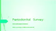 Periodontal Survey   Periodontal