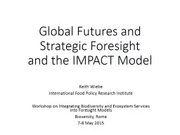 Global Futures and Strategic Foresight