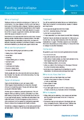 General Emergency department factsheets What is fainti