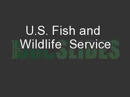 U.S. Fish and Wildlife  Service
