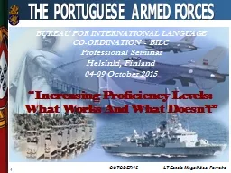THE PORTUGUESE ARMED FORCES