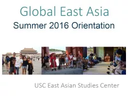 Global East Asia USC East Asian Studies Center