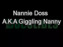 Nannie Doss A.K.A Giggling Nanny
