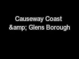 Causeway Coast & Glens Borough