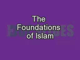 The Foundations of Islam