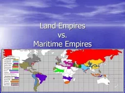Land Empires  vs.  Maritime Empires