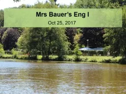 Mrs  Bauer’s  Eng  I Oct