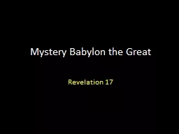 Mystery Babylon the  Great