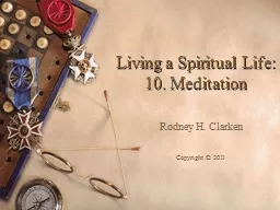 Living a Spiritual Life: