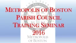 Metropolis of Boston Parish Council