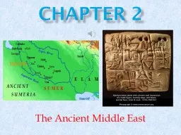 Chapter 2 The Ancient Middle East