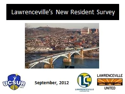 Lawrenceville’s New Resident Survey