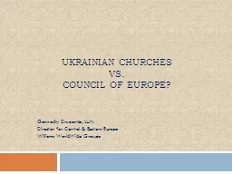 Ukrainian Churches  vs.