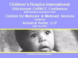 © Children’s Hospice International