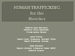 HUMAN TRAFFICKING for the