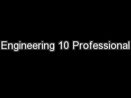 Engineering 10 Professional