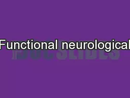 Functional neurological