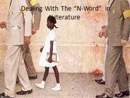 Dealing With The “N-Word” in Literature
