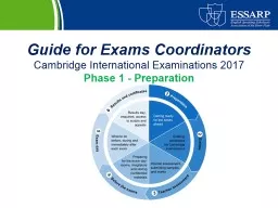 Guide   for   Exams  Coordinators