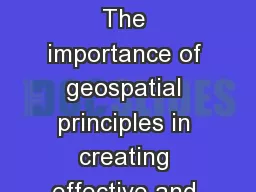 WVU Recycling Capstone The importance of geospatial principles in creating effective and