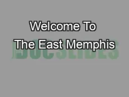 Welcome To The East Memphis