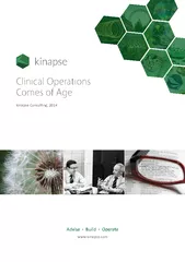 Clinical Operations Comes of Age   Kinapse White Paper