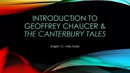 InTroduction  to  GeoFfrey