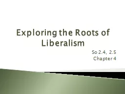Exploring the Roots of Liberalism