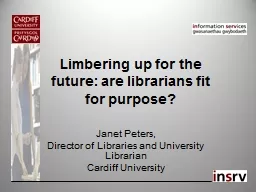 Limbering up for the future: are librarians fit for purpose?