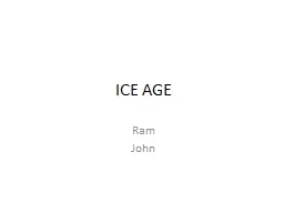 ICE AGE Ram John Table of contents