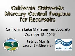 California Statewide  Mercury Control Program