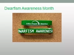Dwarfism Awareness Month