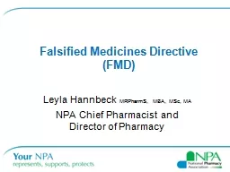 Falsified Medicines Directive (FMD)