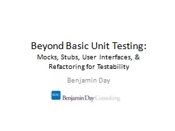 Beyond Basic Unit Testing:
