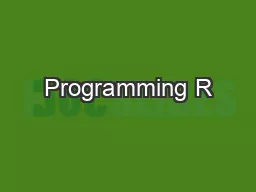 Programming R
