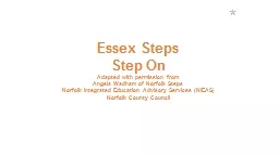 Essex  Steps   Step On Adapted with permission from