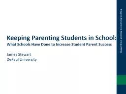 Keeping Parenting Students in School: