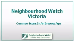 Neighbourhood  Watch Victoria
