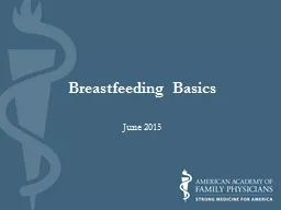 Breastfeeding Basics June 2015